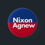 Nixon Agnew 1968 Campaign Button<br><div class="desc">Show your love for the Dick with this reproduction of the 1968 Nixon Agnew campaign button.</div>
