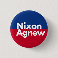 Nixon Agnew 1968 Campaign Button