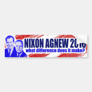 Nixon/Agnew 2016 Bumper Sticker