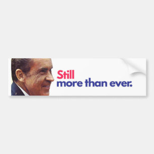 Nixon bumper sticker