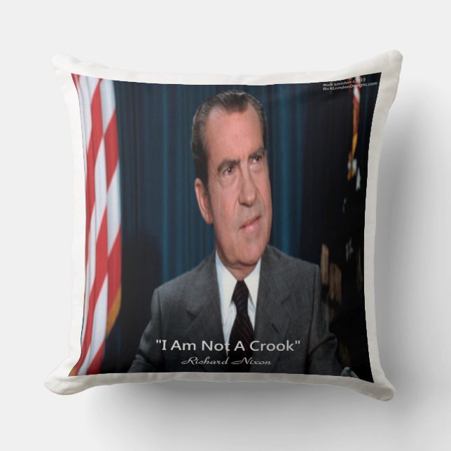 Nixon Et Moi Ne Sommes Pas Un Coussin De Coton Cro (Recto)