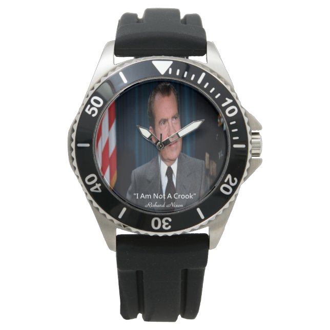 Nixon & I Am Not A Crook Watch (Front)