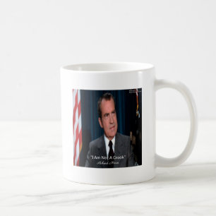 Nixon & Not A Crook Quote Coffee Mug