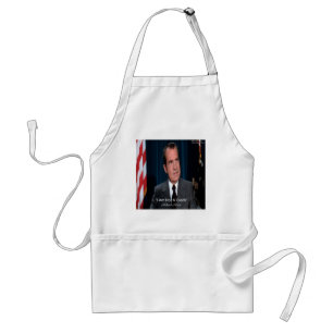 Nixon & Not A Crook Quote Standard Apron