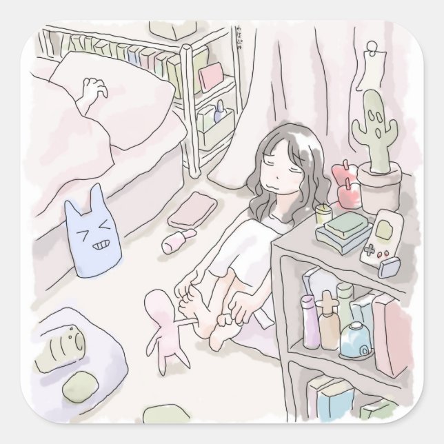 Niyaji Square Sticker (Front)