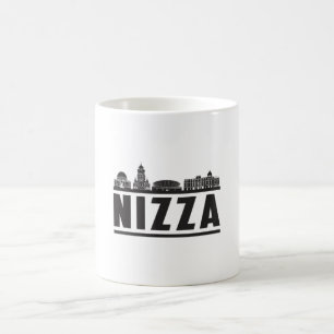 Nizza City Skyline Cityscape Travel Funny Gift Coffee Mug