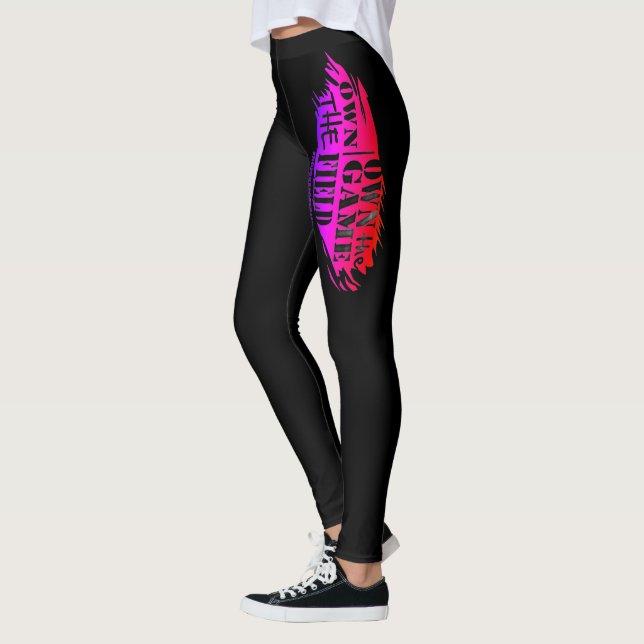 NJF Own the Game Own The Field Leggings Purple Blk (Gauche)