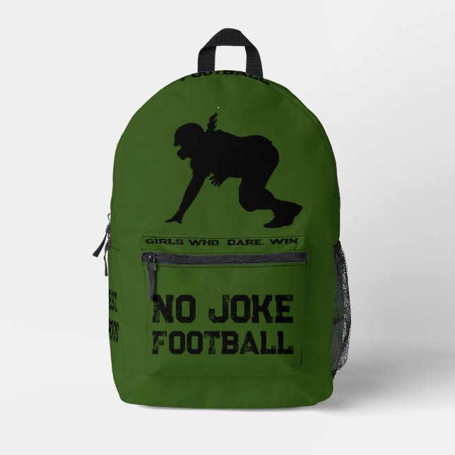 NJF RETRO LINEWOMEN  PRINTED BACKPACK (Front)