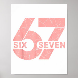 Nk And White Number 67 Jersey Player Uniform #67 F Poster