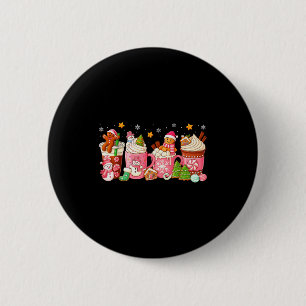 Nk Christmas Coffee Xmas Gingerbread Man Cookie Co 2 Inch Round Button