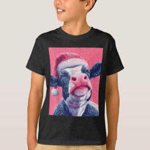 Nk Christmas Cow  T-Shirt