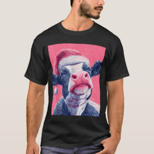 Nk Christmas Cow  T-Shirt