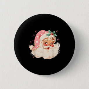 Nk Christmas Santa Claus Face Xmas Vintage Nk Sant 2 Inch Round Button