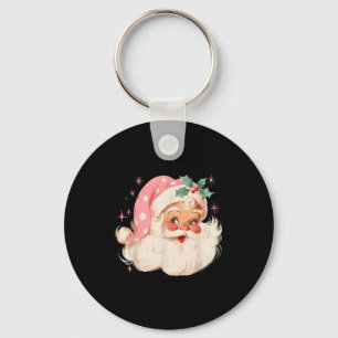 Nk Christmas Santa Claus Face Xmas Vintage Nk Sant Keychain