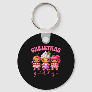 Nk Cute Gingerbread Christmas Girly Pajama Outfits Keychain
