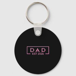 Nk Dad Est. 2026 Logo Father 2026 Loading New Dad Keychain