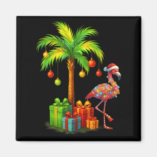 Nk Flamingo Christmas Palm Tree Trocal Xmas Magnet