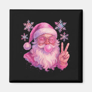 Nk Gum Bubble Blowing Santa Shirt, Vintage Nk Chri Magnet