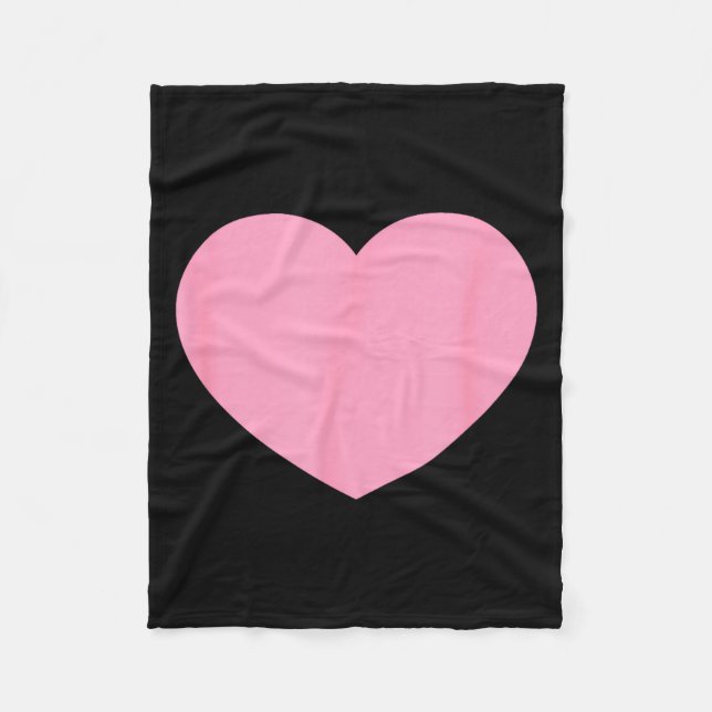 Nk Heart Is The Symbol Of Love For Valentines Day  Fleece Blanket (Front)