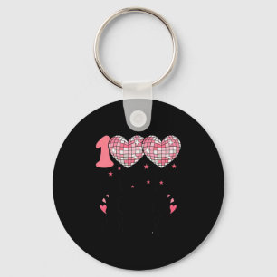 Nk Heart Kindergarten Valentine 100 Days For Girl Keychain