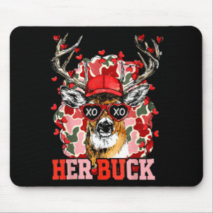 Nk Her Buck Camo Deer Hunting Camouflage Matching Mouse Pad