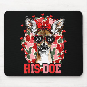 Nk His Doe Camo Deer Hunting Camouflage Matching C Mouse Pad