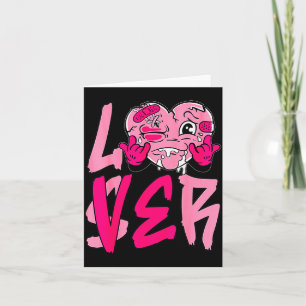 Nk Loser Lover Nk Drip Heart Matching Tee For Men  Card