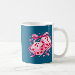 Nk Love Dice 6 7 Hearts Valentine Cute Romantic Ar Coffee Mug