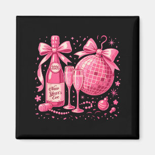 Nk New Year's Eve 2026 Disco Champagne Party  Magnet