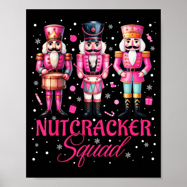 Nk Nutcracker Squad Nk Christmas Ballet Xmas Women Poster (Front)