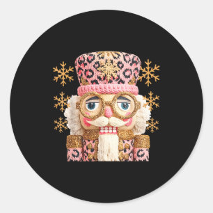 Nk Nutcracker Squad Xmas Nk Christmas Pajamas Wome Classic Round Sticker