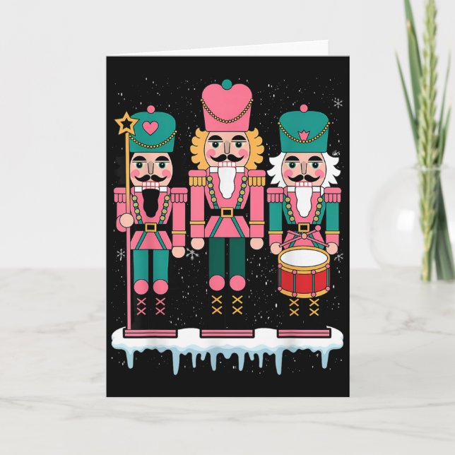 Nk Nutcracker Squad Xmas Nk Christmas Pyjamas Wome Card (Front)
