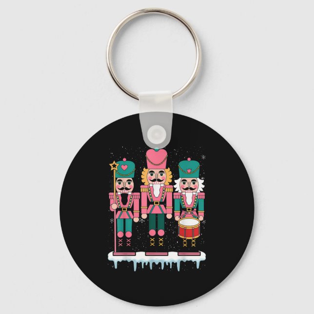 Nk Nutcracker Squad Xmas Nk Christmas Pyjamas Wome Keychain (Front)