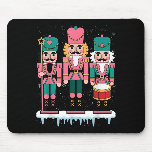 Nk Nutcracker Squad Xmas Nk Christmas Pyjamas Wome Mouse Pad (Front)