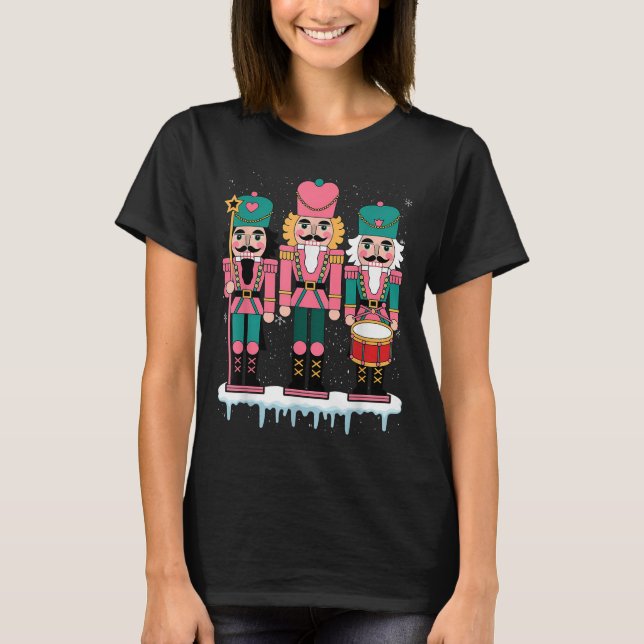 Nk Nutcracker Squad Xmas Nk Christmas Pyjamas Wome T-Shirt (Front)