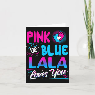 Nk Or Blue Lala Loves You New Baby  Card