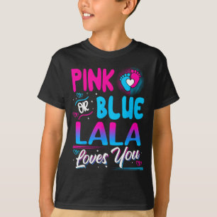 Nk Or Blue Lala Loves You New Baby  T-Shirt