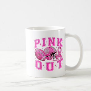 Nk Out Tackle Breast Cancer Awareness Football Nk  Coffee Mug