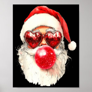 Nk Santa Christmas Bubble Gum Nk Sungles  Poster