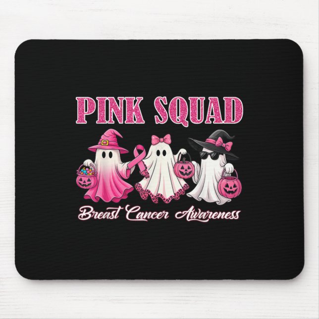 Nk Squad Breast Cancer Awareness Boo For Kids Todd Mouse Pad (Front)