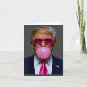 Nk Sungles Funny Donald Trump Nk Bubble Gum 2024  Card