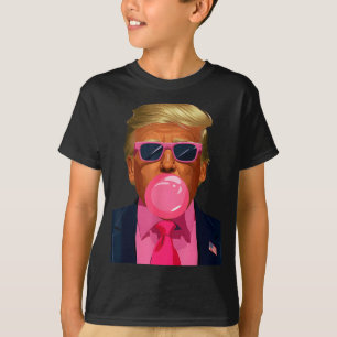 Nk Sungles Trump Bubble Gum 2024 Vote President Fu T-Shirt