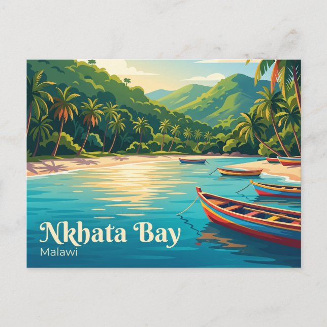 Nkhata Bay Malawi Postcard (Front)