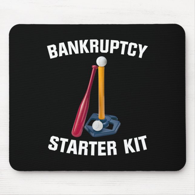 Nkruptcy Starter Kit Softll Parents Sell Dad Mom  Mouse Pad (Front)
