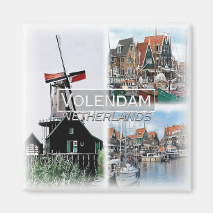NL0035 Europe, Netherlands, Volendam, fridge Magnet