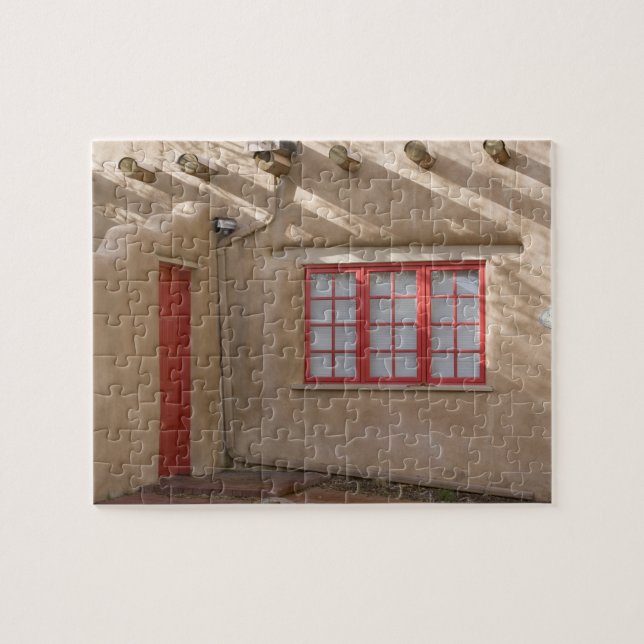 NM, New Mexico, Santa Fe, Canyon Road, legendary Jigsaw Puzzle (Horizontal)