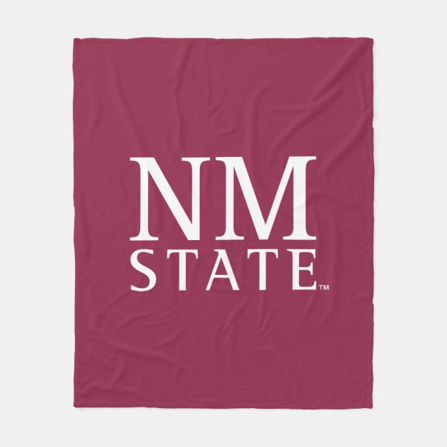 NM State Fleece Blanket (Front)