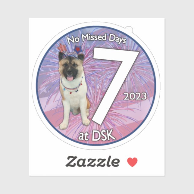 NMD à DSK - Juillet 2023 Sticker pour insigne (Feuille)