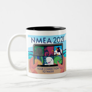 NMEA 2021 Logo - Full Two-Tone Coffee Mug