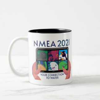 NMEA 2021 Logo - Transparent Fixed Two-Tone Coffee Mug